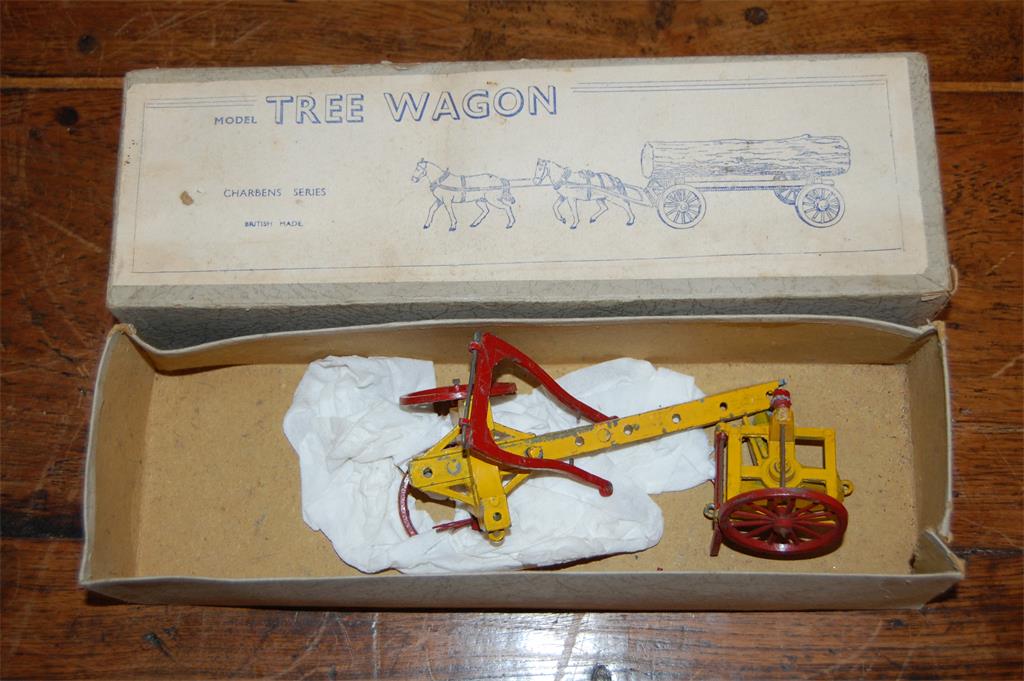 Four various boxed Britains and Charbens farming diecast and commercial vehicles, all examples a/f, - Image 5 of 5