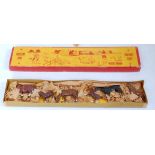 A Crescent Toys of England six-piece boxed horse set,