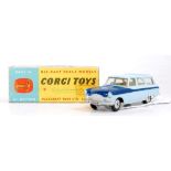 A Corgi Toys boxed saloon diecast group, two examples to include No.