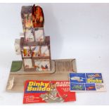 Dinky Toys Builda Blazing Inferno card scenery set, the set has been built,