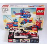A Lego and Legotechnic boxed construction set group to include Lego No. 733 and Technic No.
