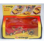 Corgi Toys, 273 Honda Ballade Driving School car, comprising red body, brown interior,
