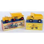 A Matchbox kingsize boxed diecast group to include K5 Foden dump truck, sold with a No.