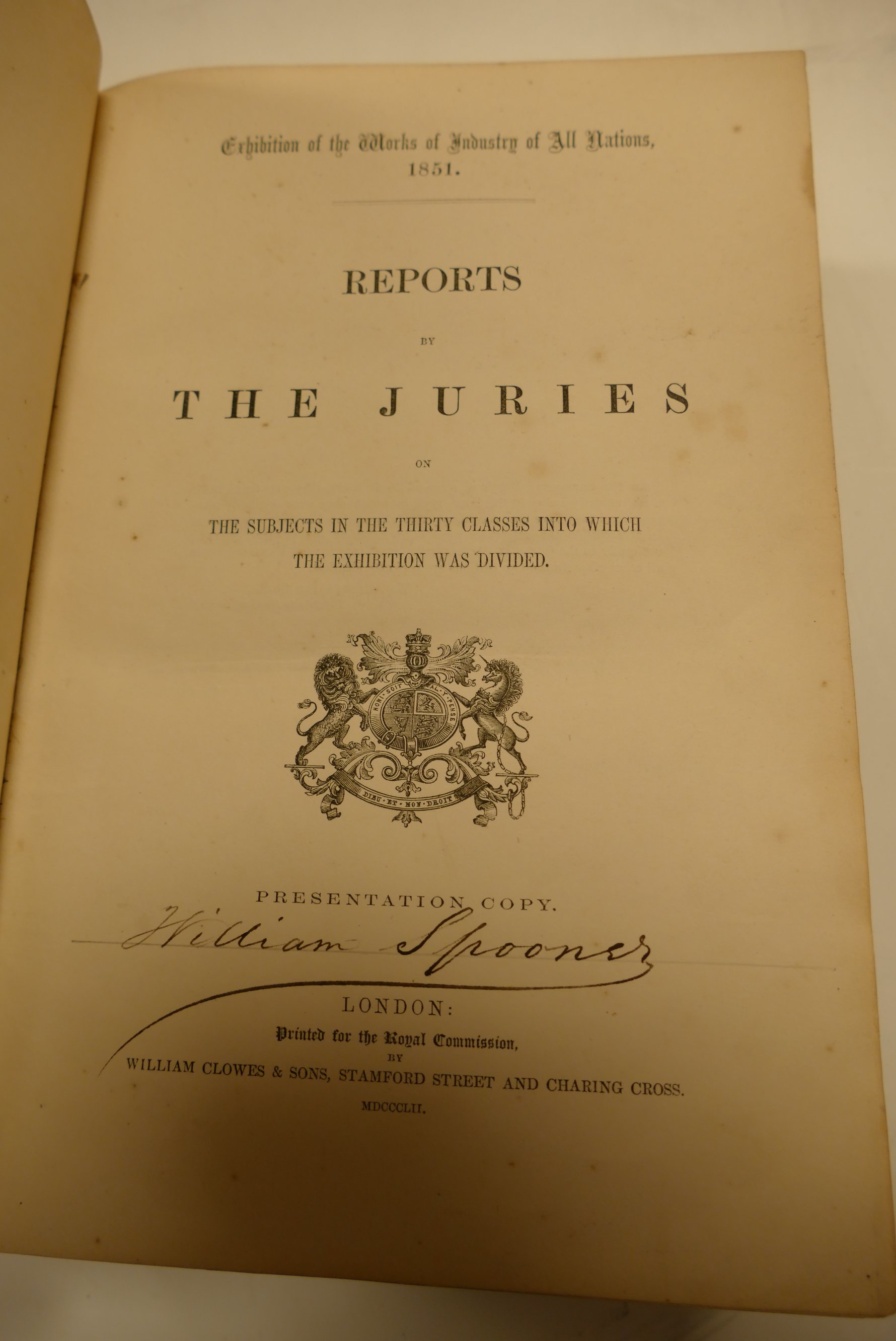 Exhibition of the Works of Industry of All Nations 1851, Reports by the Juries... - Image 2 of 4