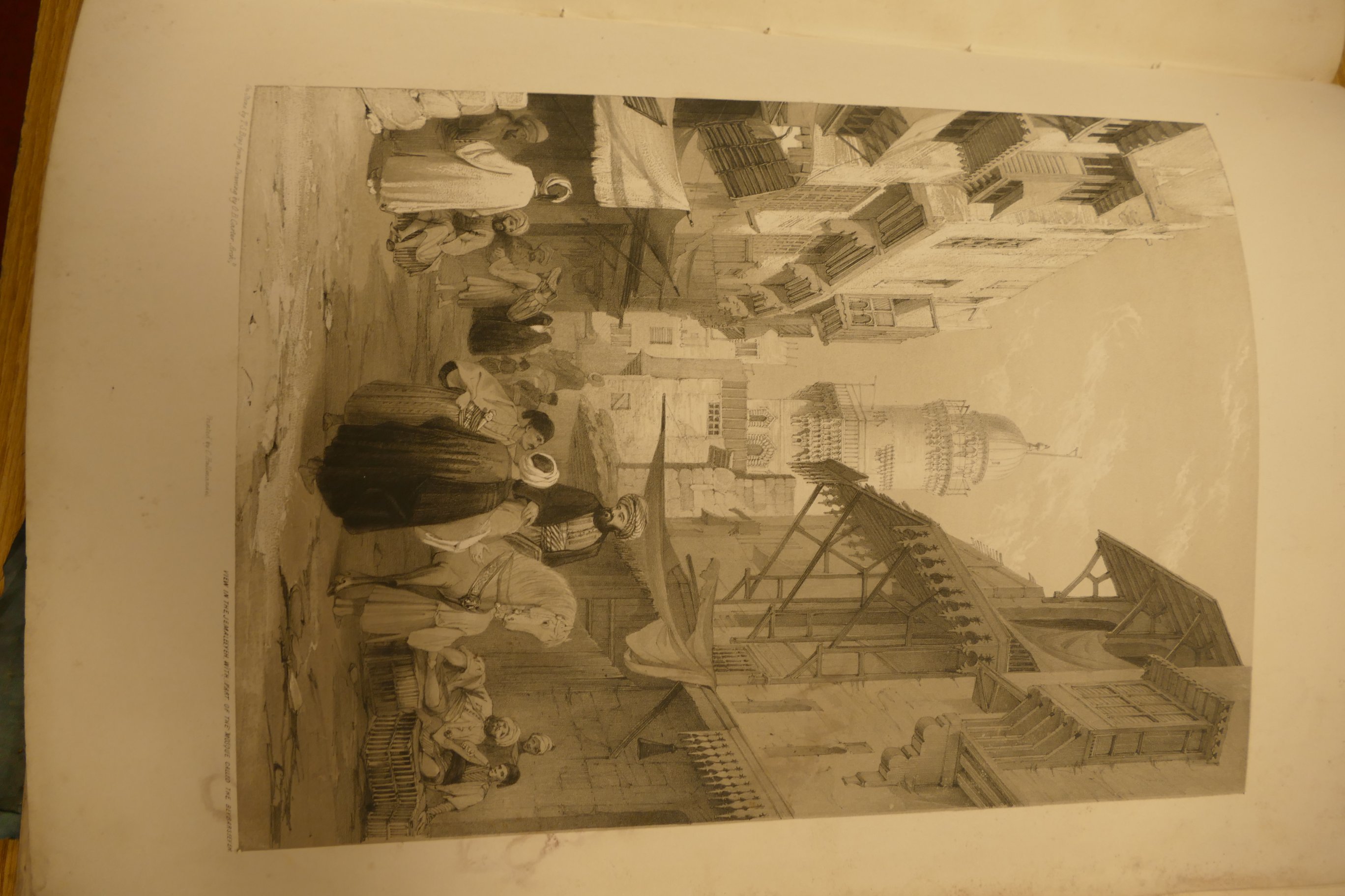 HAY, Robert, Illustrations of Cairo, London 1840, folio, very worn half calf, shaken, - Image 15 of 20