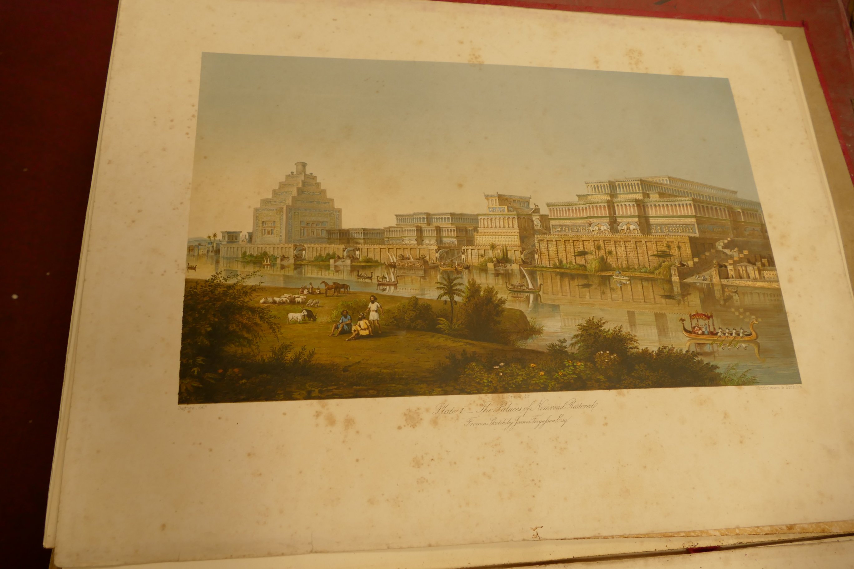 LAYARD, Austen Henry Sir, The Monuments of Nineveh, Series I and II, London 1849-53, folio, - Image 13 of 20