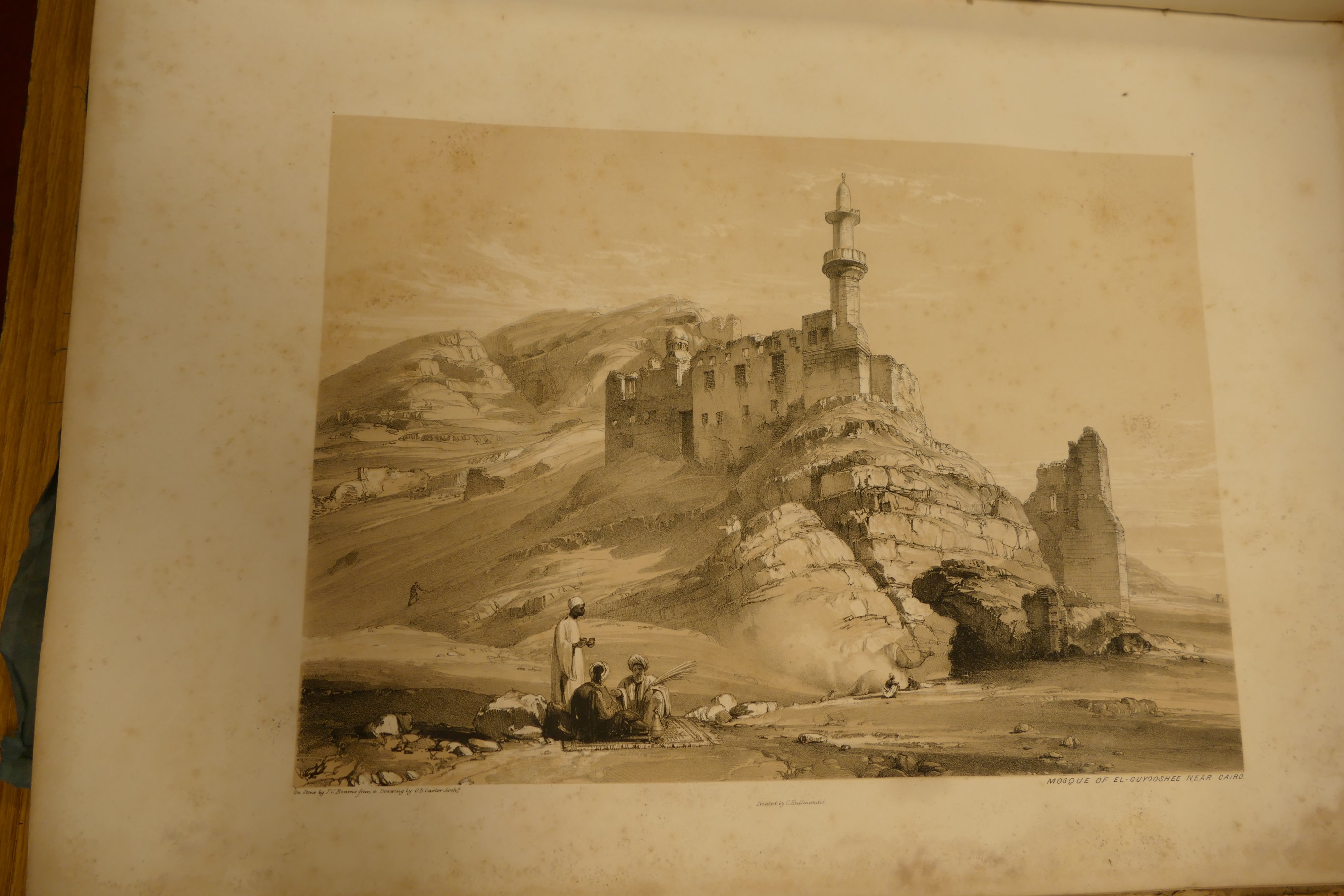 HAY, Robert, Illustrations of Cairo, London 1840, folio, very worn half calf, shaken, - Image 12 of 20