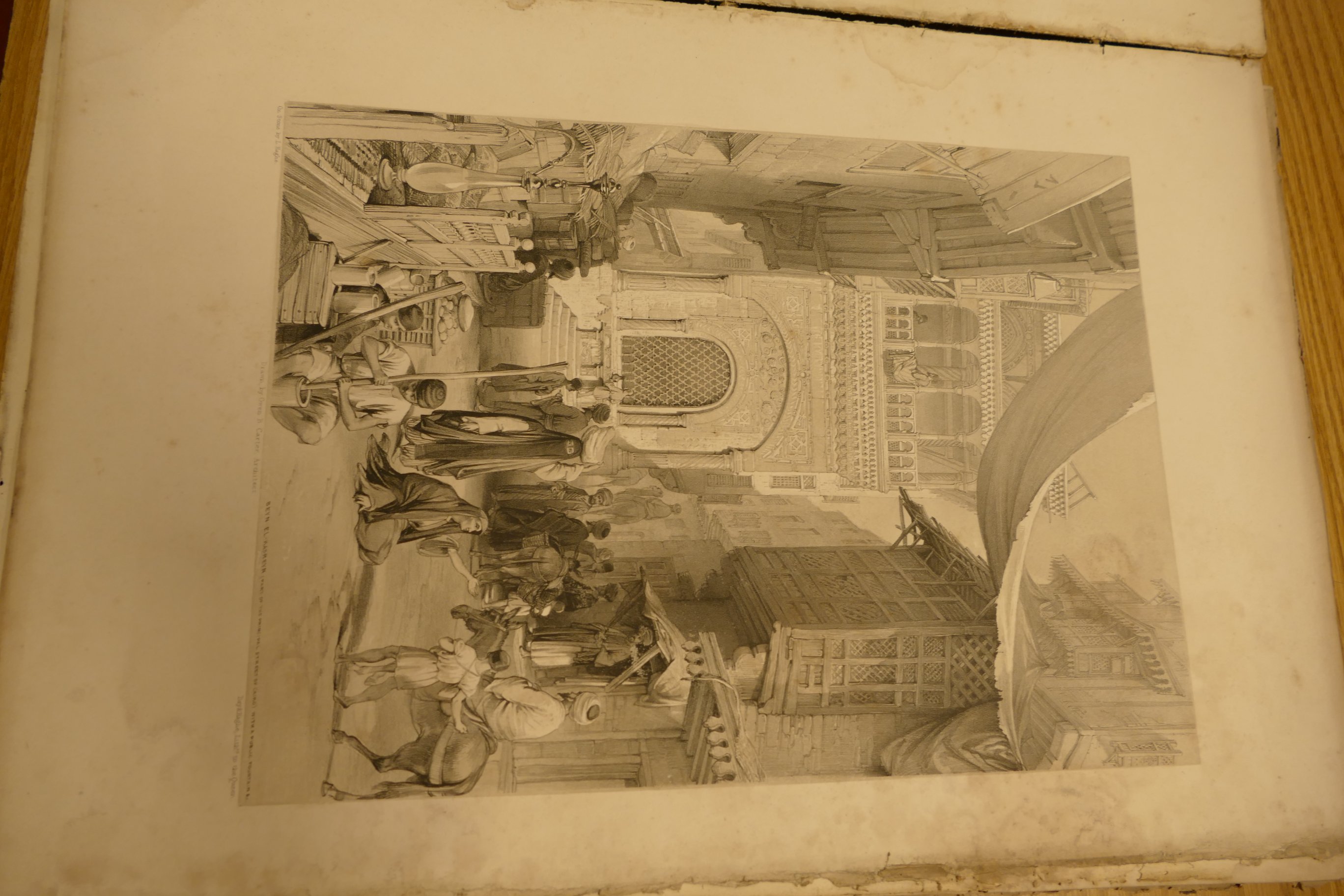 HAY, Robert, Illustrations of Cairo, London 1840, folio, very worn half calf, shaken, - Image 5 of 20