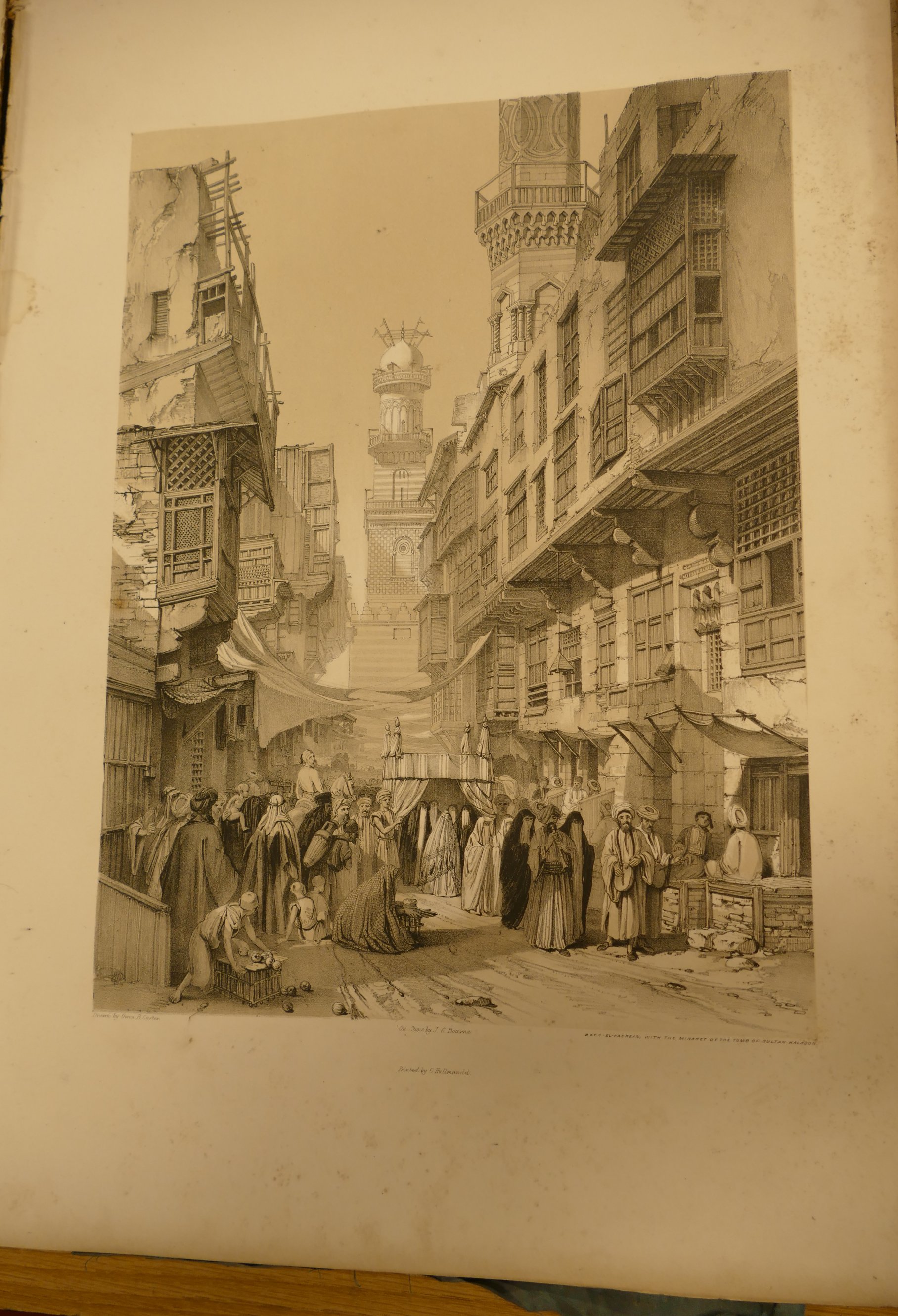 HAY, Robert, Illustrations of Cairo, London 1840, folio, very worn half calf, shaken, - Image 13 of 20