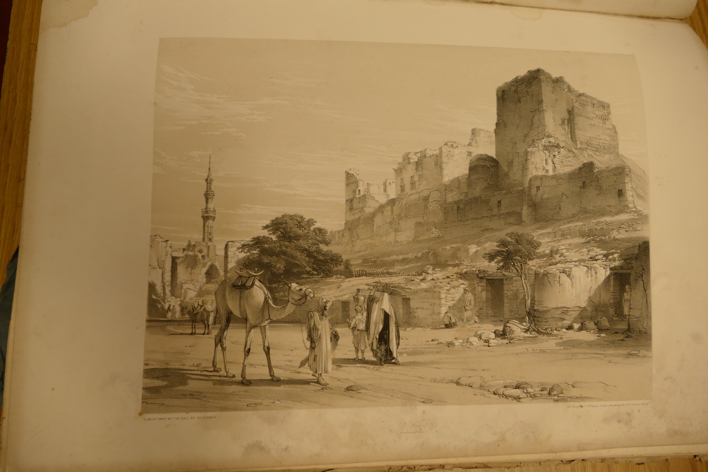 HAY, Robert, Illustrations of Cairo, London 1840, folio, very worn half calf, shaken, - Image 9 of 20