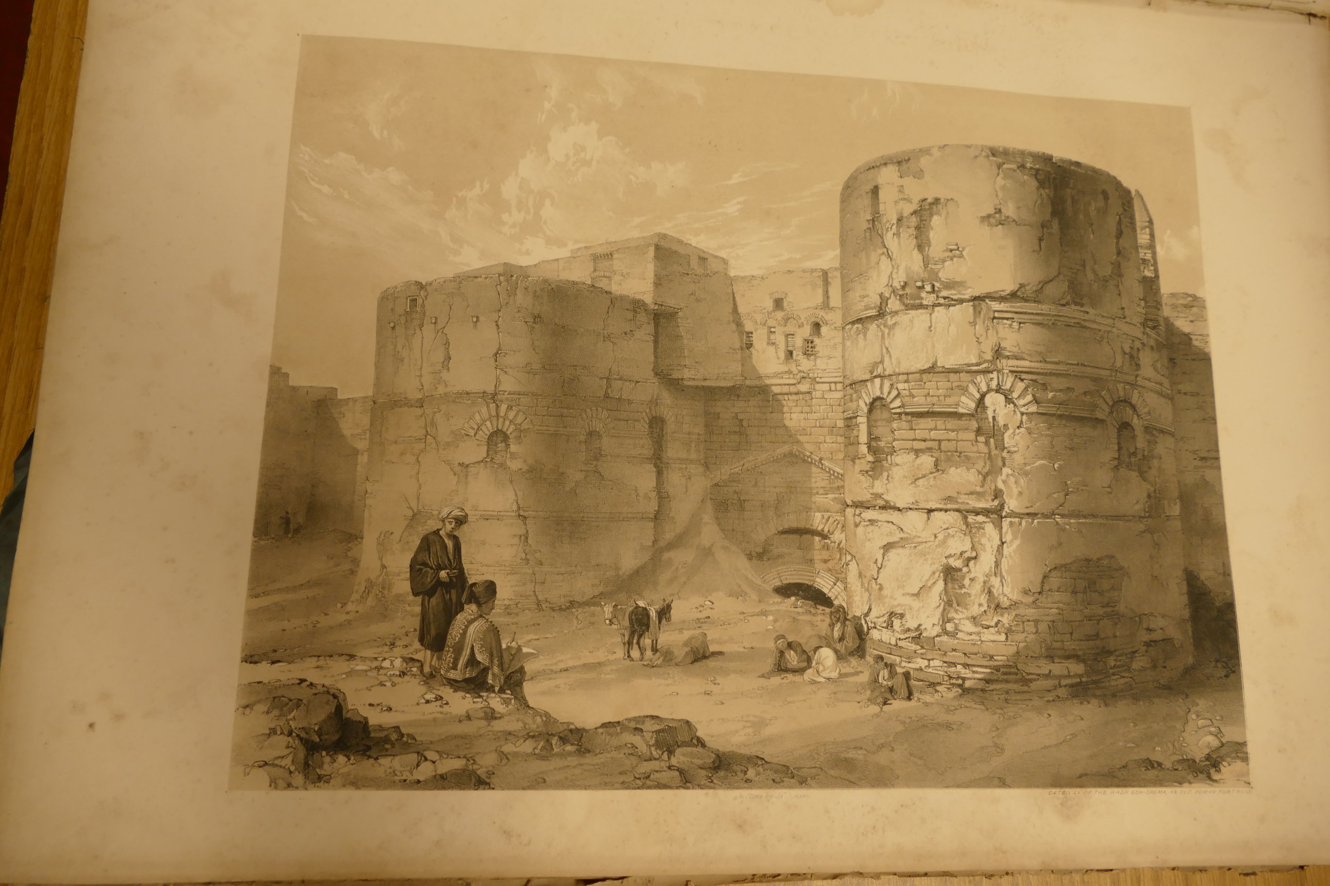 HAY, Robert, Illustrations of Cairo, London 1840, folio, very worn half calf, shaken, - Image 7 of 20