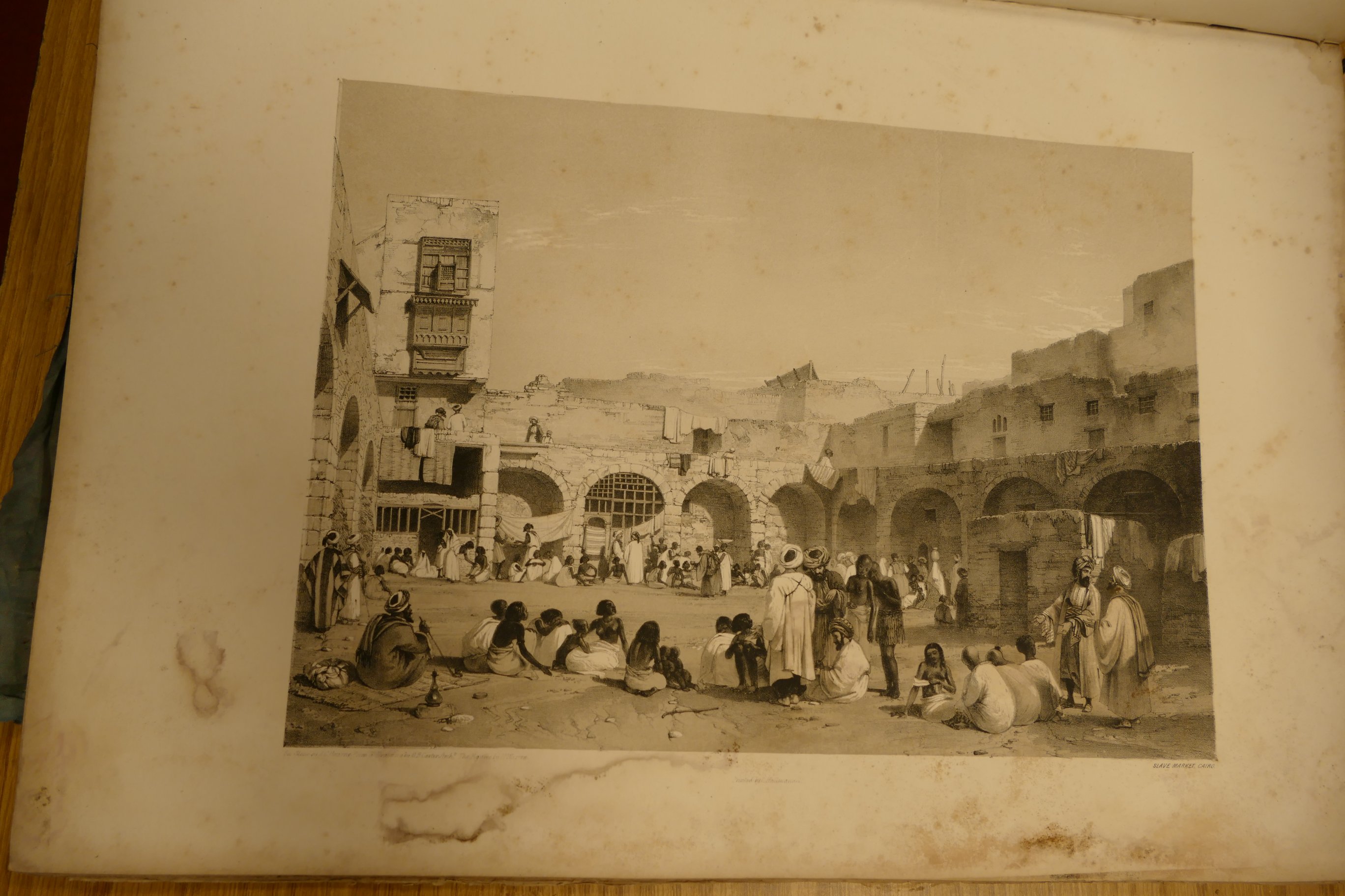 HAY, Robert, Illustrations of Cairo, London 1840, folio, very worn half calf, shaken, - Image 17 of 20