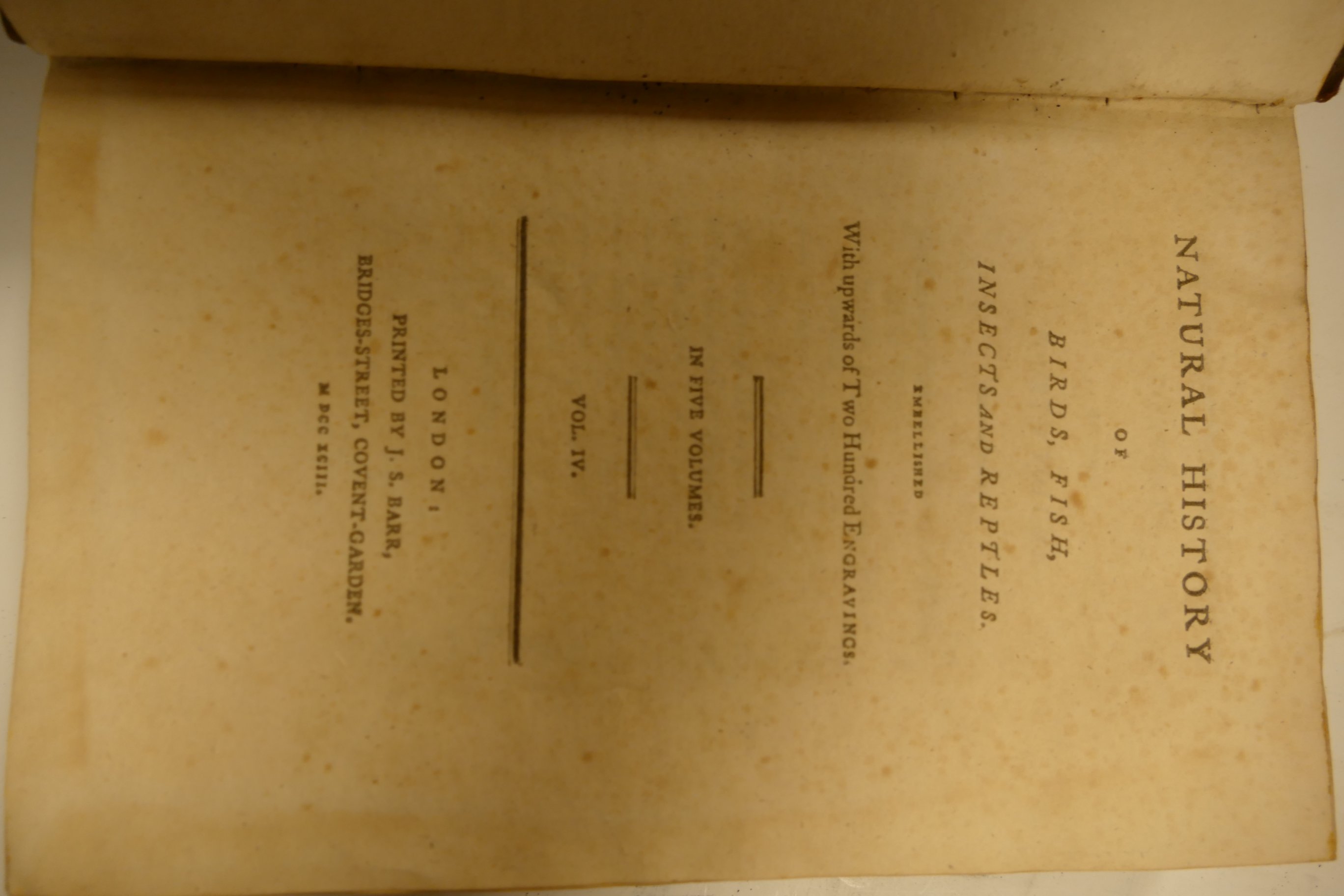 BUFFON's Natural History, London, 8vols (of 10?, lacks vols. - Image 3 of 4