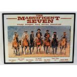 'The Magnificent Seven' 1999 Pyramid issue movie poster, 86 x 61cm,