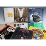 Nine various LP vinyl records, to include Humble Pie, Street Rats, Yellow Matter Custard,