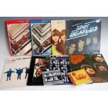 Twenty-five various Beatles vinyl records, to include The White Album, Magical Mystery Tour,