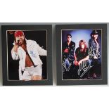 Axl Rose, signed photograph,