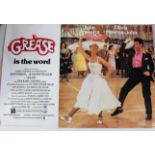 'Grease' 1978 Quad movie poster, 101 x 76cm,