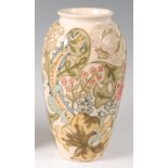 A large modern Moorcroft pottery vase, in the Golden Lily pattern,