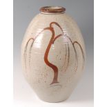 David Leach OBE (1911-2005) - A large and impressive Lowerdown Pottery Willow vase,