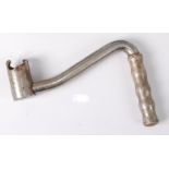 Bugatti - A chrome starter handle, this consistent with use from a number of touring cars,