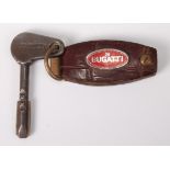 Bugatti - A Scintilla ignition key, stamped Scintilla to both sides,