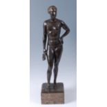 Ernst Seger (German 1868-1939) - A large bronze figure of a female standing nude,