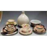 An early 19th century Coalport teacup and saucer,