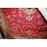 A contemporary Keshan rug,