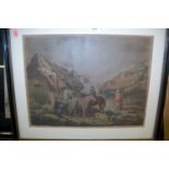 After George Morland - colour mezzotint; and after Thomas Sidney Cooper - Pair of colour