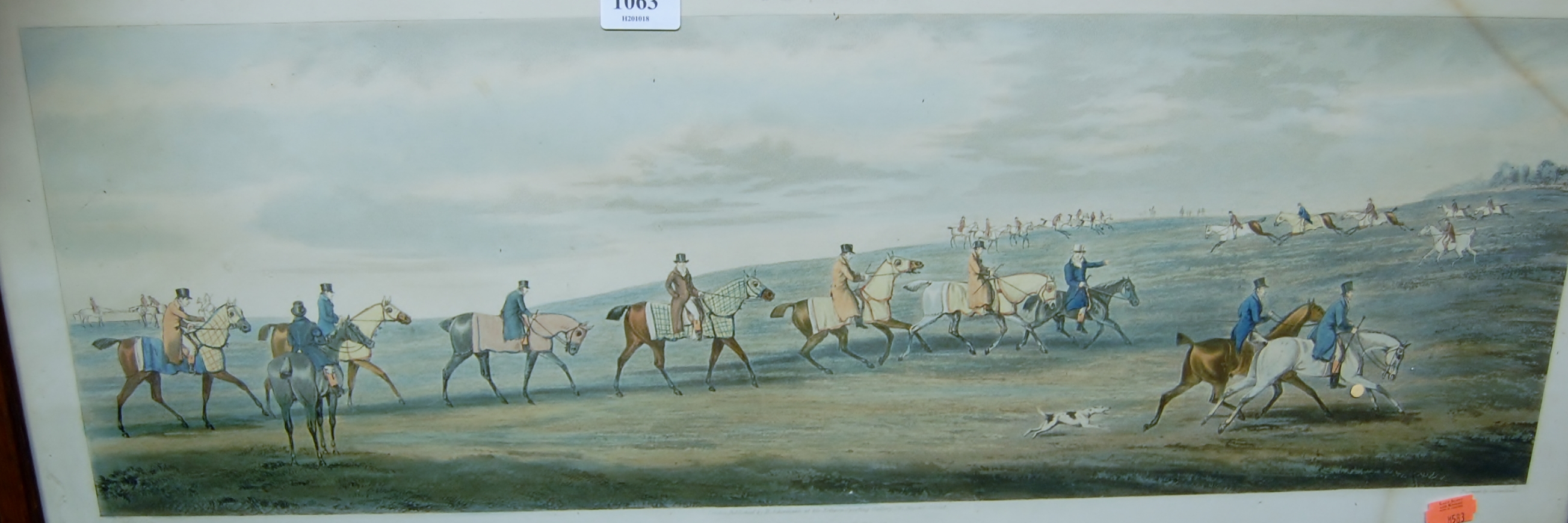 After Henry Alken - Preparing to start Ascot Heath and Training at Newmarket, two prints published