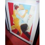 Simon Pooley - Heavy dancer, lithograph, signed, titled and numbered 4/150; and one other