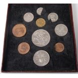 Great Britain, 1951 George VI Festival of Britain ten coin set, crown down to farthing,