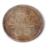USA, 1892 silver half dollar, Worlds Columbian Exposition,