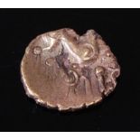 Iceni, 1st century gold quarter stater,