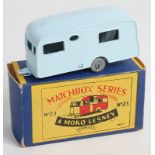 A Matchbox 175 Series No. 23 Berkeley Caravan,...