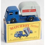 A Matchbox No. 15 refuse truck, comprising...