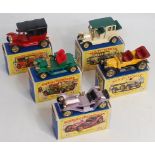 Five boxed Matchbox Models of Yesteryear to...