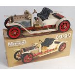 A Mamod SR1 steam roadster, comprising white,...