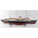 Detailed model of The Royal Yacht 'Britannia',...
