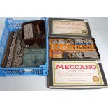 Small tray Mecanno nickel parts with No 3a...