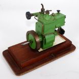 A small vertical marine type steam/air engine...