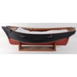 A vintage clinker built large scale model of...