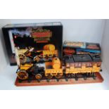 Hornby Stephenson’s Rocket 3.5 inch gauge Train Set with accompanying coach, boxed both, have been