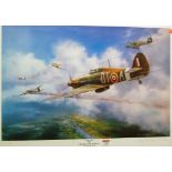 Melvin Buckley - Royal Air Force 'Against all Odds', lithograph, signed and numbered in pencil to