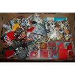 One tray containing a quantity of mixed Britains plastic farming figures and accessories to