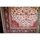 A contemporary Keshan rug, 130x160cm