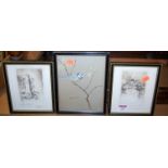 Arthur L. Cherry - Set of eight monochrome prints, each signed in pencil to the margin, 13 x 9cm