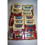 One box containing a quantity of Machbox Models of Yesteryear boxed diecast to include mixed saloons