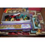 One tray containing a quantity of boxed Matchbox Models of Yesteryear and loose diecasts to